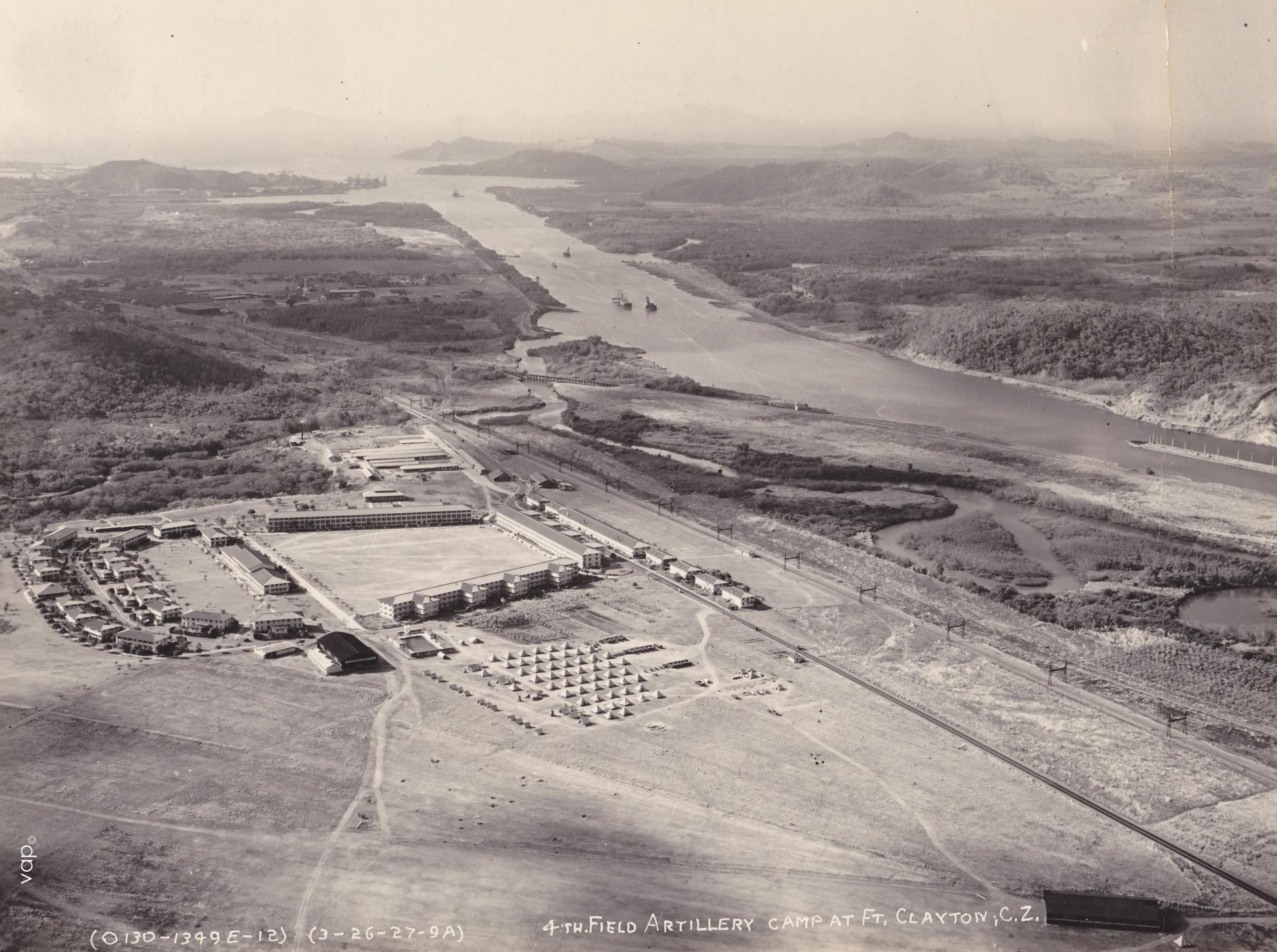 Fotografía antigua del área de la herradura Ciudad del Saber